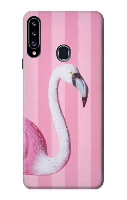 S3805 Flamingo Pink Pastel Hülle Schutzhülle Taschen für Samsung Galaxy A20s
