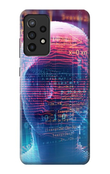 S3800 Digital Human Face Hülle Schutzhülle Taschen für Samsung Galaxy A72, Galaxy A72 5G