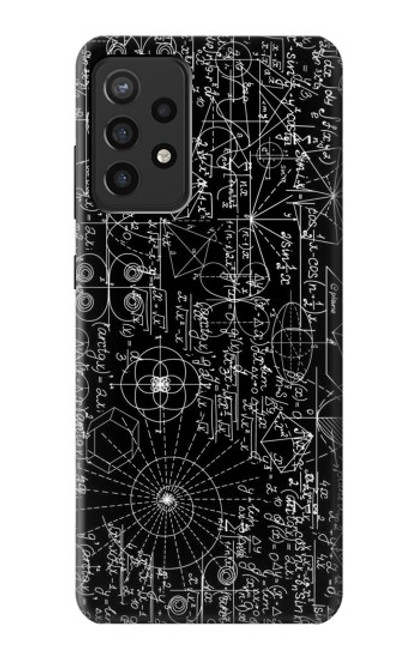 S3808 Mathematics Blackboard Hülle Schutzhülle Taschen für Samsung Galaxy A72, Galaxy A72 5G
