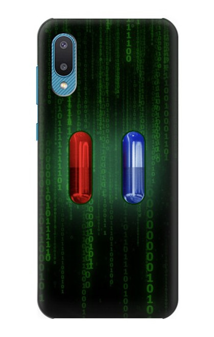 S3816 Red Pill Blue Pill Capsule Hülle Schutzhülle Taschen für Samsung Galaxy A04, Galaxy A02, M02