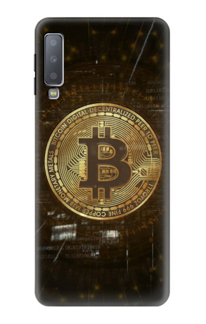 S3798 Cryptocurrency Bitcoin Hülle Schutzhülle Taschen für Samsung Galaxy A7 (2018)