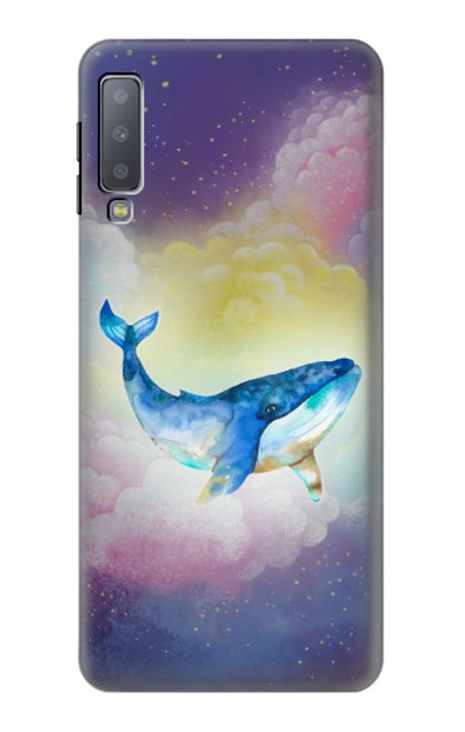 S3802 Dream Whale Pastel Fantasy Hülle Schutzhülle Taschen für Samsung Galaxy A7 (2018)