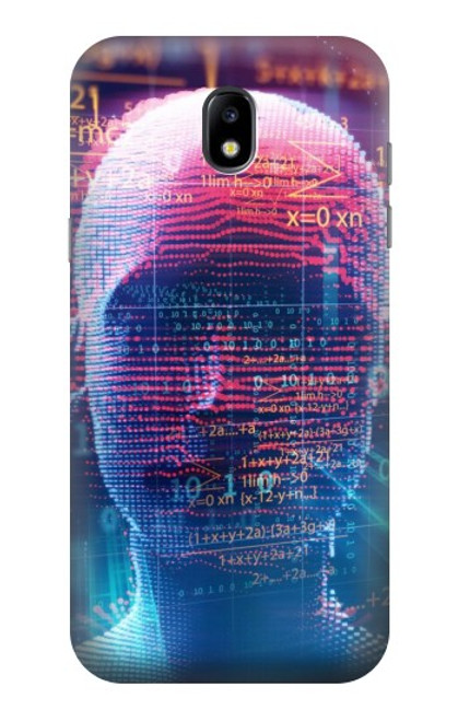 S3800 Digital Human Face Hülle Schutzhülle Taschen für Samsung Galaxy J5 (2017) EU Version