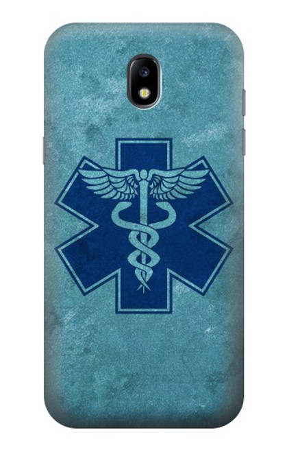 S3824 Caduceus Medical Symbol Hülle Schutzhülle Taschen für Samsung Galaxy J5 (2017) EU Version