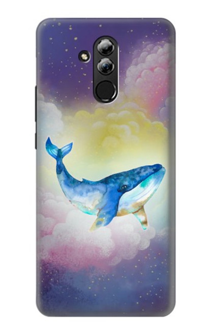 S3802 Dream Whale Pastel Fantasy Hülle Schutzhülle Taschen für Huawei Mate 20 lite