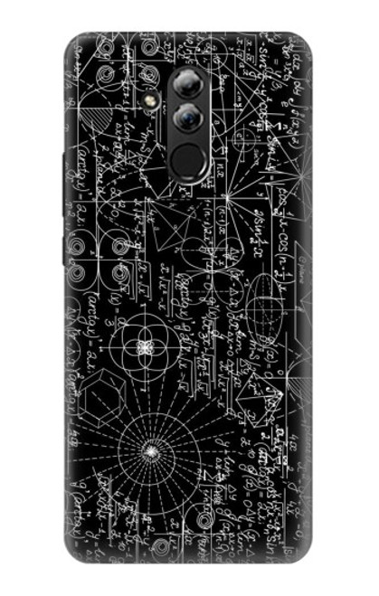 S3808 Mathematics Blackboard Hülle Schutzhülle Taschen für Huawei Mate 20 lite