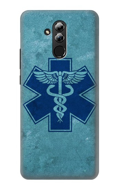 S3824 Caduceus Medical Symbol Hülle Schutzhülle Taschen für Huawei Mate 20 lite