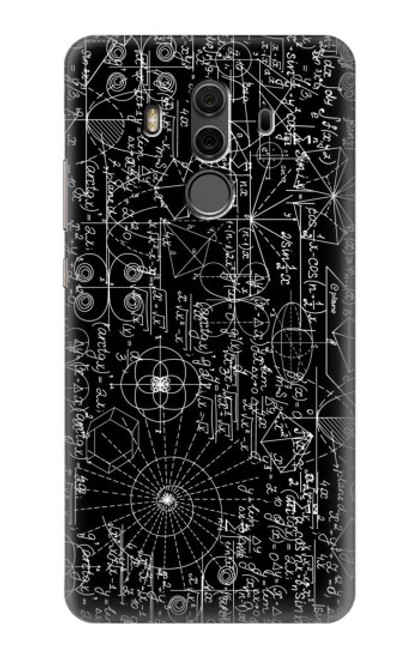 S3808 Mathematics Blackboard Hülle Schutzhülle Taschen für Huawei Mate 10 Pro, Porsche Design
