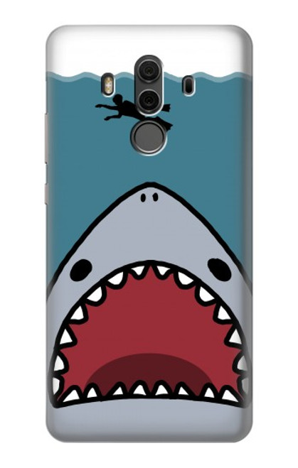 S3825 Cartoon Shark Sea Diving Hülle Schutzhülle Taschen für Huawei Mate 10 Pro, Porsche Design