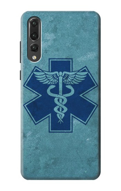 S3824 Caduceus Medical Symbol Hülle Schutzhülle Taschen für Huawei P20 Pro