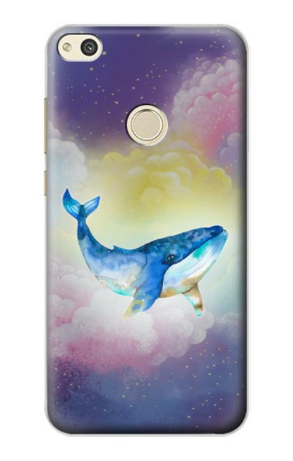S3802 Dream Whale Pastel Fantasy Hülle Schutzhülle Taschen für Huawei P8 Lite (2017)