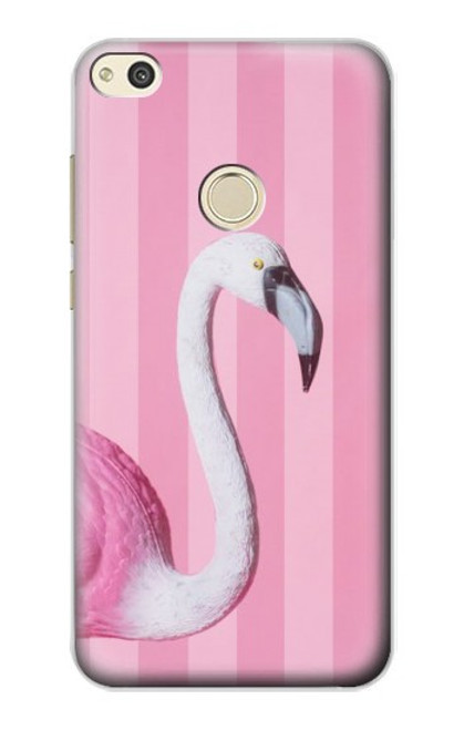 S3805 Flamingo Pink Pastel Hülle Schutzhülle Taschen für Huawei P8 Lite (2017)