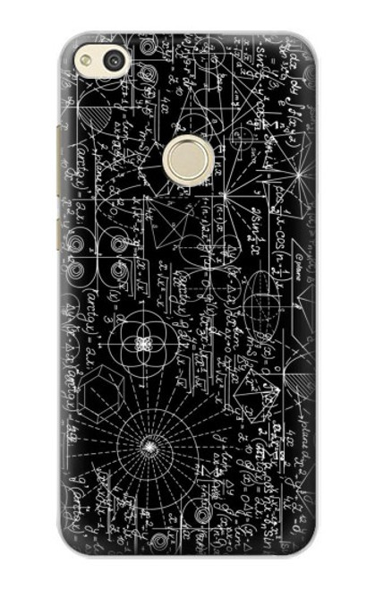 S3808 Mathematics Blackboard Hülle Schutzhülle Taschen für Huawei P8 Lite (2017)