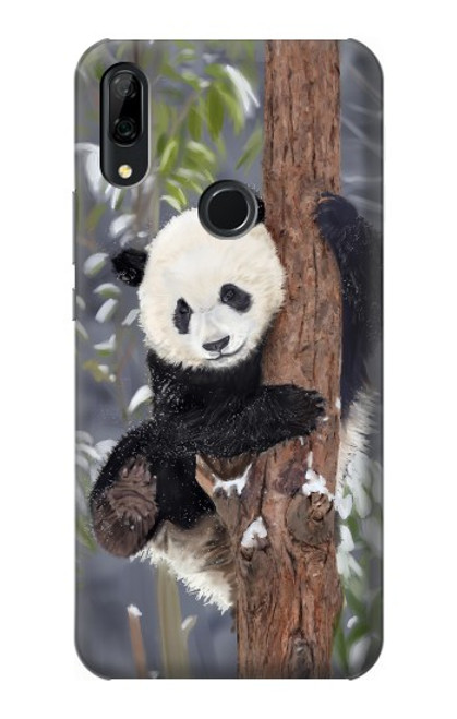 S3793 Cute Baby Panda Snow Painting Hülle Schutzhülle Taschen für Huawei P Smart Z, Y9 Prime 2019