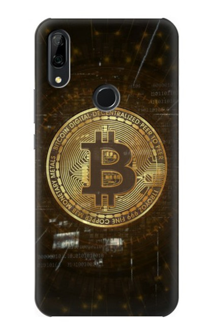 S3798 Cryptocurrency Bitcoin Hülle Schutzhülle Taschen für Huawei P Smart Z, Y9 Prime 2019