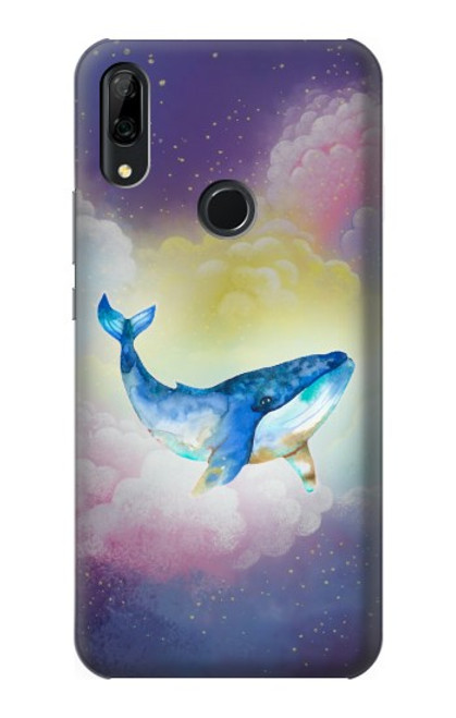 S3802 Dream Whale Pastel Fantasy Hülle Schutzhülle Taschen für Huawei P Smart Z, Y9 Prime 2019