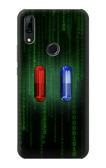 S3816 Red Pill Blue Pill Capsule Hülle Schutzhülle Taschen für Huawei P Smart Z, Y9 Prime 2019