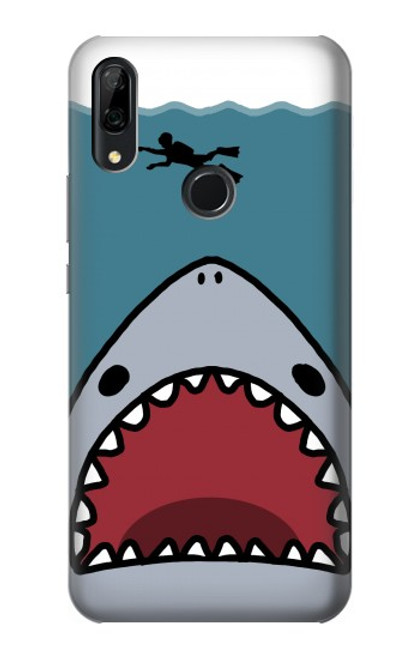 S3825 Cartoon Shark Sea Diving Hülle Schutzhülle Taschen für Huawei P Smart Z, Y9 Prime 2019