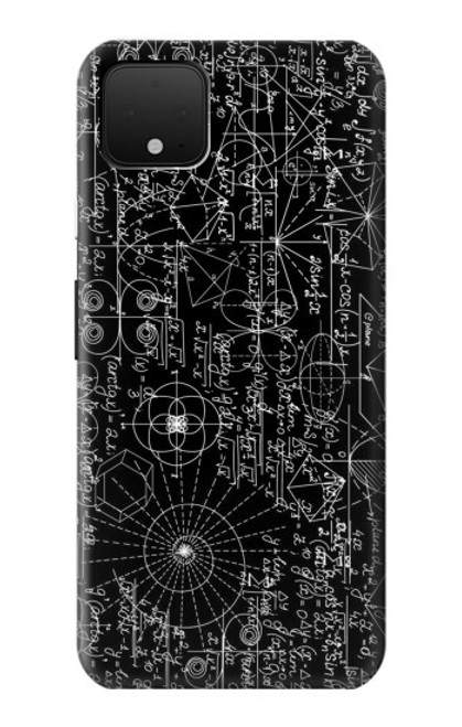 S3808 Mathematics Blackboard Hülle Schutzhülle Taschen für Google Pixel 4