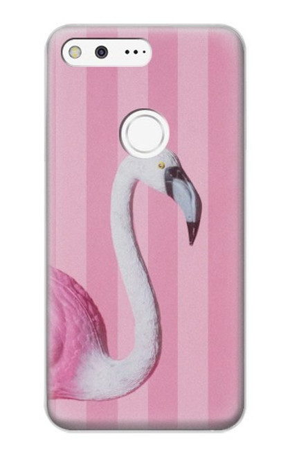 S3805 Flamingo Pink Pastel Hülle Schutzhülle Taschen für Google Pixel XL