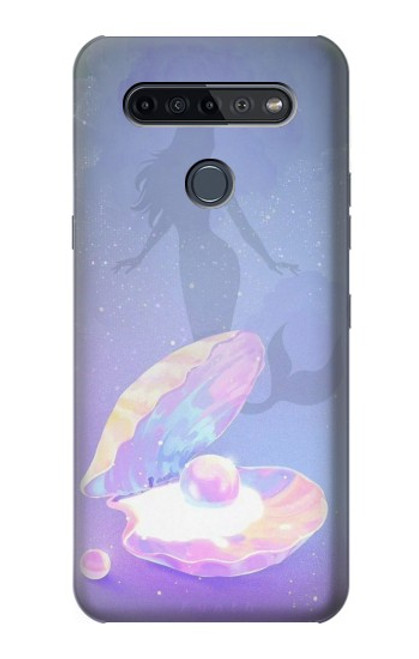 S3823 Beauty Pearl Mermaid Hülle Schutzhülle Taschen für LG K51S