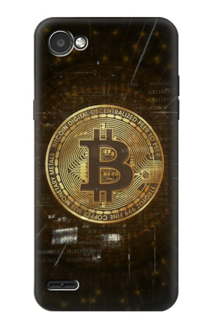 S3798 Cryptocurrency Bitcoin Hülle Schutzhülle Taschen für LG Q6