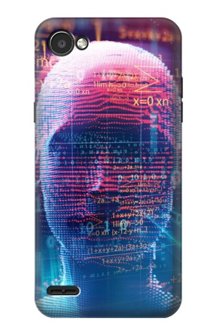 S3800 Digital Human Face Hülle Schutzhülle Taschen für LG Q6