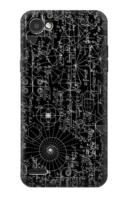 S3808 Mathematics Blackboard Hülle Schutzhülle Taschen für LG Q6