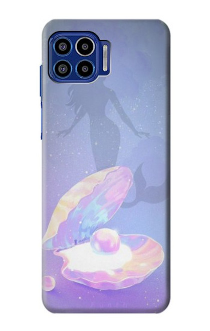 S3823 Beauty Pearl Mermaid Hülle Schutzhülle Taschen für Motorola One 5G