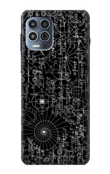 S3808 Mathematics Blackboard Hülle Schutzhülle Taschen für Motorola Moto G100