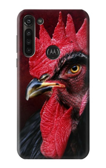 S3797 Chicken Rooster Hülle Schutzhülle Taschen für Motorola Moto G8 Power