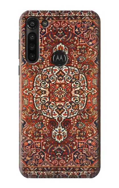 S3813 Persian Carpet Rug Pattern Hülle Schutzhülle Taschen für Motorola Moto G8 Power
