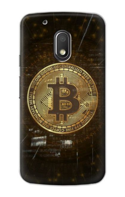 S3798 Cryptocurrency Bitcoin Hülle Schutzhülle Taschen für Motorola Moto G4 Play