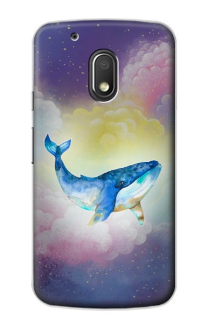 S3802 Dream Whale Pastel Fantasy Hülle Schutzhülle Taschen für Motorola Moto G4 Play