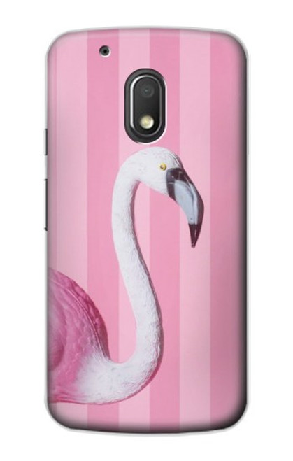 S3805 Flamingo Pink Pastel Hülle Schutzhülle Taschen für Motorola Moto G4 Play