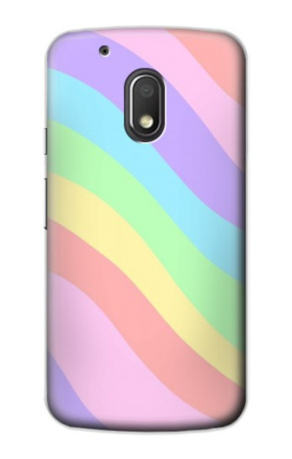 S3810 Pastel Unicorn Summer Wave Hülle Schutzhülle Taschen für Motorola Moto G4 Play