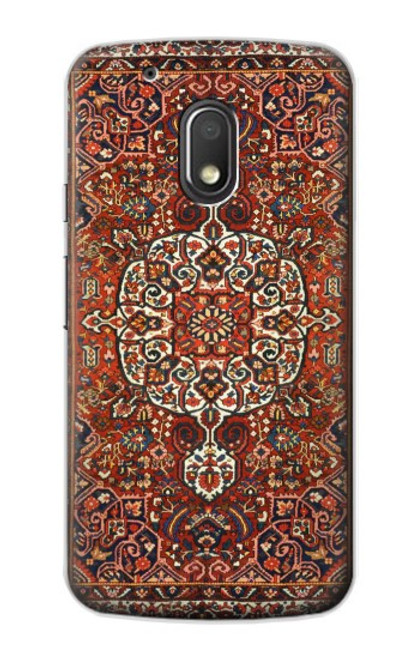 S3813 Persian Carpet Rug Pattern Hülle Schutzhülle Taschen für Motorola Moto G4 Play