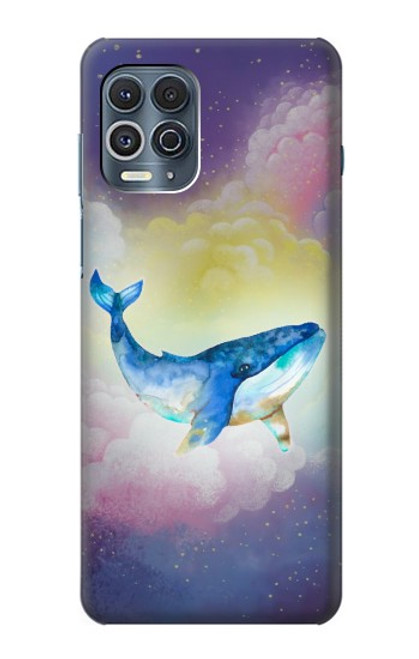 S3802 Dream Whale Pastel Fantasy Hülle Schutzhülle Taschen für Motorola Edge S