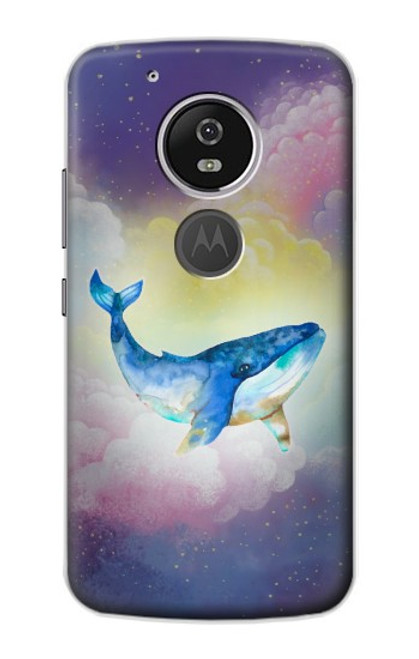 S3802 Dream Whale Pastel Fantasy Hülle Schutzhülle Taschen für Motorola Moto G6 Play, Moto G6 Forge, Moto E5