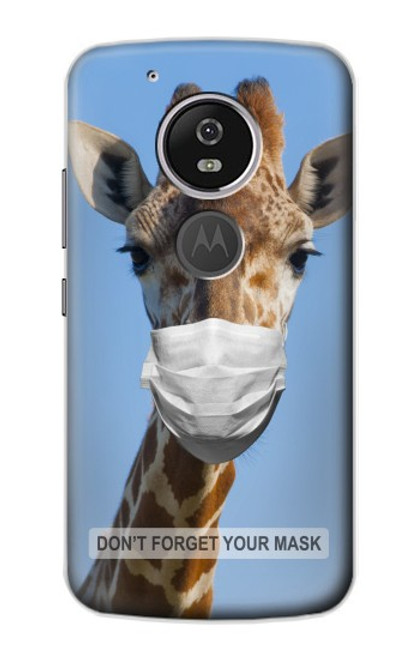 S3806 Giraffe New Normal Hülle Schutzhülle Taschen für Motorola Moto G6 Play, Moto G6 Forge, Moto E5