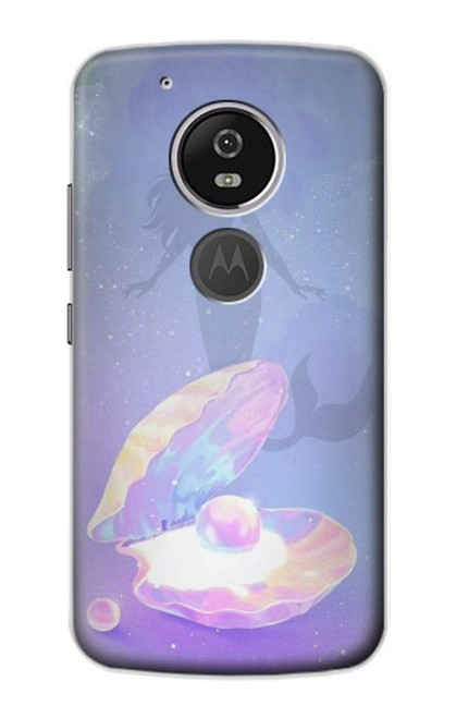 S3823 Beauty Pearl Mermaid Hülle Schutzhülle Taschen für Motorola Moto G6 Play, Moto G6 Forge, Moto E5