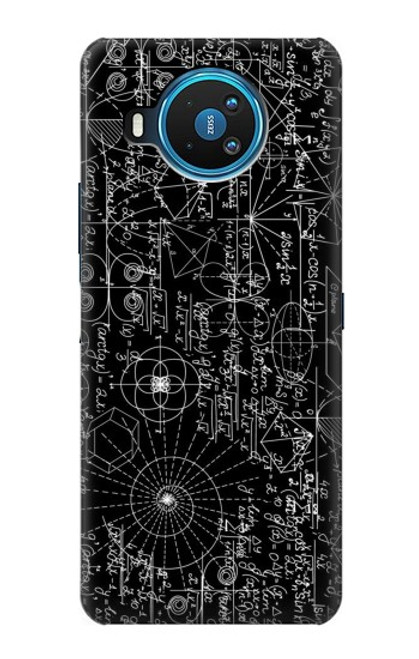 S3808 Mathematics Blackboard Hülle Schutzhülle Taschen für Nokia 8.3 5G