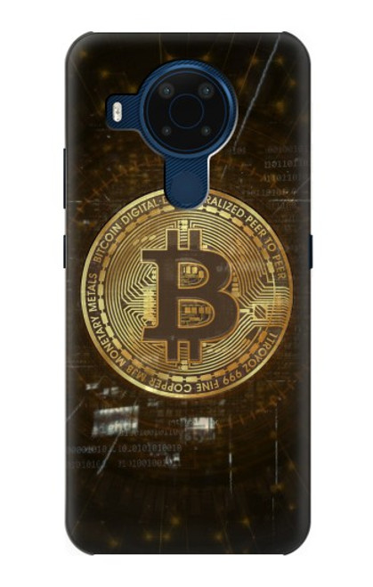 S3798 Cryptocurrency Bitcoin Hülle Schutzhülle Taschen für Nokia 5.4