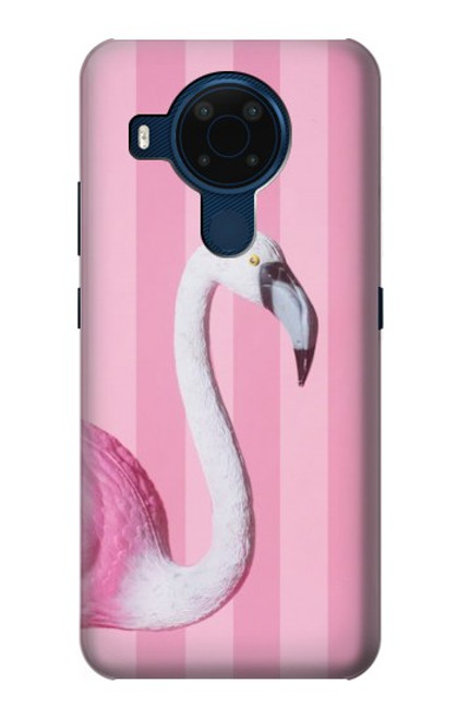 S3805 Flamingo Pink Pastel Hülle Schutzhülle Taschen für Nokia 5.4