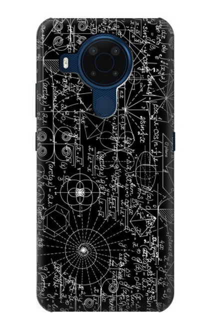 S3808 Mathematics Blackboard Hülle Schutzhülle Taschen für Nokia 5.4