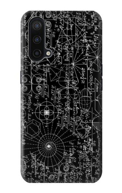 S3808 Mathematics Blackboard Hülle Schutzhülle Taschen für OnePlus Nord CE 5G