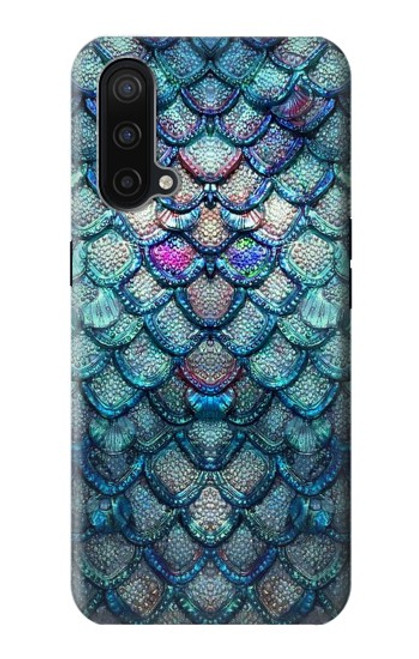 S3809 Mermaid Fish Scale Hülle Schutzhülle Taschen für OnePlus Nord CE 5G