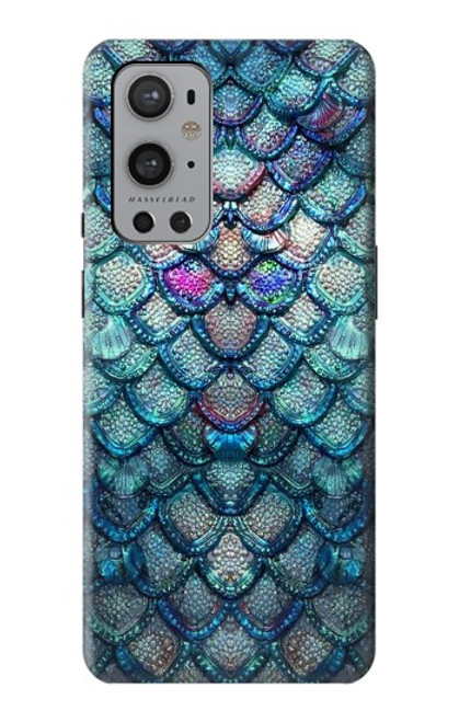 S3809 Mermaid Fish Scale Hülle Schutzhülle Taschen für OnePlus 9 Pro
