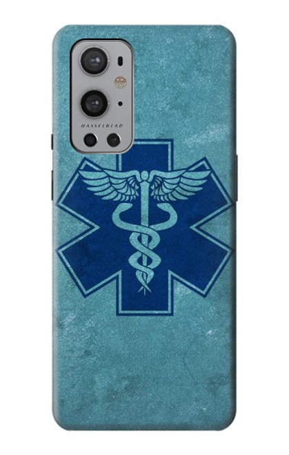S3824 Caduceus Medical Symbol Hülle Schutzhülle Taschen für OnePlus 9 Pro