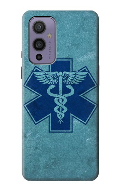 S3824 Caduceus Medical Symbol Hülle Schutzhülle Taschen für OnePlus 9
